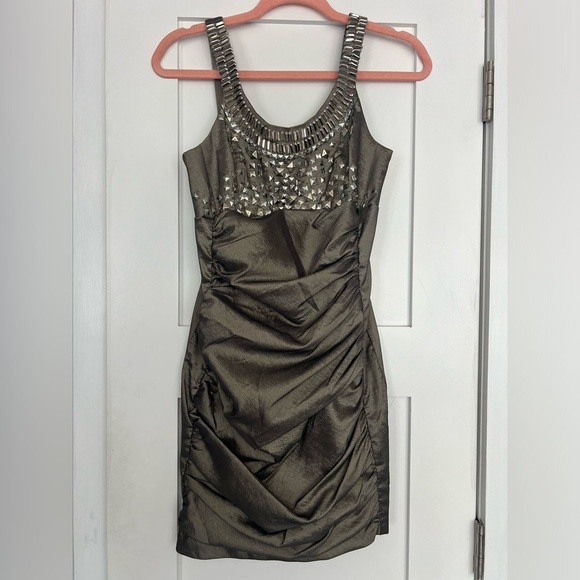 Jessica McClintock Dresses & Skirts - Jessica McClontick Party Dress Gunmetal Size 8